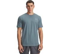 Under Armour Men's Sportstyle Left Chest Short Sleeve, Soft and Comfortable Men's T-Shirt with Logo Design, Lightweight and Fast-Drying Sportswear,Jasper Blue / / Serpentine,4XL