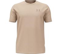 Under Armour Men's Sportstyle Left Chest Short Sleeve, Soft and Comfortable Men's T-Shirt with Logo Design, Lightweight and Fast-Drying Sportswear,City Khaki / / Taupe Dusk,SM