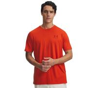 Under Armour Men's Sportstyle Left Chest Short Sleeve, Soft and Comfortable Men's T-Shirt with Logo Design, Lightweight and Fast-Drying Sportswear,Surplus Orange / / Cinna Red,MD