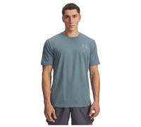 Under Armour Men's Sportstyle Left Chest Short Sleeve, Soft and Comfortable Men's T-Shirt with Logo Design, Lightweight and Fast-Drying Sportswear,Jasper Blue / / Serpentine,XS