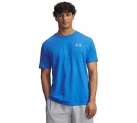 Under Armour Men's Sportstyle Left Chest Short Sleeve, Soft and Comfortable Men's T-Shirt with Logo Design, Lightweight and Fast-Drying Sportswear,Blue Atlantis / / Blue Calm,4XL