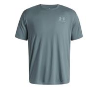 Under Armour - Sportstyle Left Chest S/S - Sport shirt size S - Regular, turquoise
