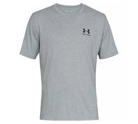 Under Armour Mens Sportstyle Left Chest Short Sleeve T-Shirt Colour: Steel, Size: Extra Large