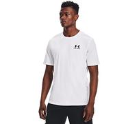 Under Armour Men's Sportstyle Left Chest Short-sleeve T-shirt Short Sleeve, White (100)/Black, 5XL