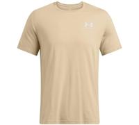 Under Armour T-Shirt Sportstyle Short Sleeve Small Logo City Khaki Mens L
