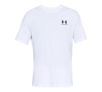 Under Armour Mens Sportstyle Short-Sleeved T-Shirt - White/Black - White/Black - 3XL