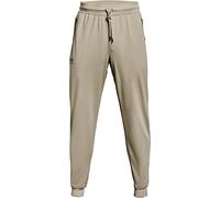 Under Armour Men's Sportstyle Tricot Joggers Pant, Khaki Base (289)/Black, Medium