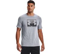 Under Armour Men's Standard Boxed Sportstyle Short-Sleeve T-Shirt, Steel Light Heather (035)/Graphite, Large Tall