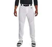 Under Armour Men's Standard Utility Baseball Straight Leg Pant 22, (100) White / / Black, Medium