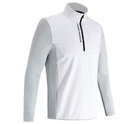 Under Armour Mens Storm Evo Daytona HZ Sweater - White/Halo Grey - M