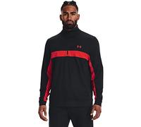 Under Armour Men's Storm Midlayer 1/2 Zip Long-Sleeve T-Shirt Golf, (003) Black/Radio Red/Radio Red, XXL