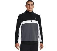 Under Armour Men's Storm Midlayer 1/2 Zip Long-Sleeve T-Shirt Golf, Black (001)/Academy Blue, Medium