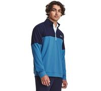 Under Armour Men's Storm Midlayer Half Zip, (466) Cosmic Blue/Midnight Navy/Blizzard, S
