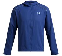 Under Armour Mens Storm Run Hooded Jacket Water Resistant Blue L