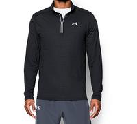Under Armour Men's Streaker Quarter Zip Warm-Up Top - Black, X-Large