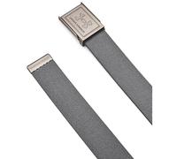 Under Armour Men's Stretch Webbing Belt, Durable and Stretchy Men's Belt for Sports and Outdoor Pursuits, Essential Golf Gear with Adjustable Clasp,Castlerock/Black/Silver,OSFM