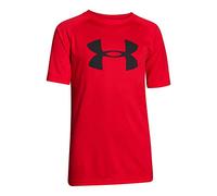 Under Armour, Men's T-Shirt, Red (Risk Red/black), 12 años (Taille Fabricant : YMD)