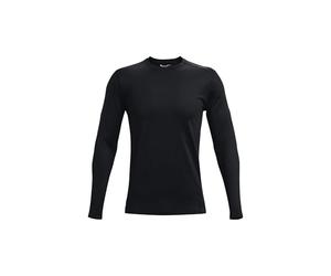 Under Armour Men's Tac Crew ColdGear Infrared Base, Fitted Long-Sleeved Top to Insulate Against The Cold, Comfortable and Flexible 4-Way Stretch Workout Top Black