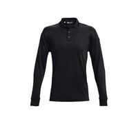 Under Armour Men's Tac Performance Polo LS 2.0, Long-Sleeved Polo Shirt with 4-Way Stretch Construction, Breathable and Fast-Drying Men's Polo Top Black