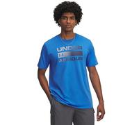 Under Armour Men's Team Issue Wordmark Short Sleeve, Comfortable Charged Cotton® Men's T-Shirt, Fast-Drying Logo T-Shirt for Sports and Casual Wear,Blue Atlantis / / Washed Navy,4XL