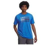 Under Armour Men's Team Issue Wordmark Short Sleeve, Comfortable Charged Cotton® Men's T-Shirt, Fast-Drying Logo T-Shirt for Sports and Casual Wear,Blue Atlantis / / Washed Navy,XL