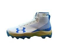 Under Armour Men's Team Spine Hammer MC Football Cleats, White, 13 UK