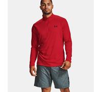 Under Armour Mens UA Tech 2.0 1/2 Zip Top Red/Black XL