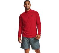 Under Armour Mens Tech 1/2 Zip Long Sleeve Colour: Red, Size: Small