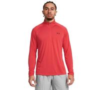 Under Armour Mens Tech 2.0 1/2 Zip Sweater, Red Solstice / / Black, 3XL EU