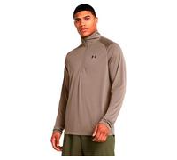 Under Armour Men's Tech 2.0 1/2 Zip-up Long Sleeve T-Shirt Sweatshirt, (200) Taupe Dusk / / Black, 3XL