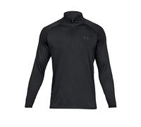 Under Armour Men's Tech 2.0 1/2 Zip-up Long Sleeve T-shirt Sweatshirt, Black, XL Tall