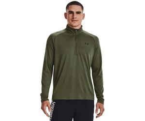 Under Armour Men's Tech 2.0 1/2 Zip-Up T-Shirt (392) Marine OD Green / / Black 4X-Large Tall