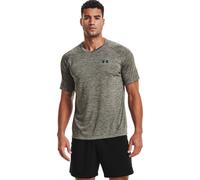 Under Armour Men's Tech 2.0 V-Neck Short-Sleeve T-Shirt , Victory Green (369)/Black, X-Small
