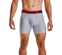 Under Armour mens Tech 6-inch Boxerjock 2-Pack, Mod Gray Light Heather (011)/Jet Gray Light Heather, 4X-Large
