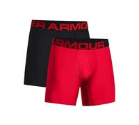 Under Armour mens Tech 6-inch Boxerjock 2-Pack, Red (600)/Black, 5X-Large