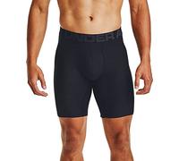 Under Armour mens Tech 9-inch Boxerjock 2-Pack, Black (001)/Black, X-Small