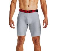 Under Armour Mens UA Tech 9in Boxerjock 2 Pack Light Grey XS
