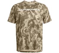 Under Armour Mens Tech Camo Regular Fit T-Shirt in Khaki Base - Size Medium