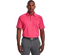 Under Armour Men's Tech Golf Polo, Pink Shock (683)/Pitch Gray, XX-Large
