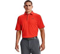 Under Armour Men's Tech Golf Polo Shirt, Phoenix Fire (296)/Pitch Gray, XL