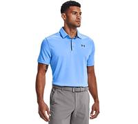 Under Armour Men's Tech Golf Polo T-Shirt, Carolina Blue (475)/Pitch Gray, 3XL Tall