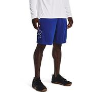 Under Armour mens Tech Graphic Shorts, Royal (402)/Khaki Gray, X-Large
