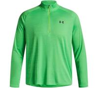 Under Armour Mens Tech Half Zip Long Sleeve Cyber Green/Black XL