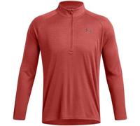 Under Armour Mens Tech Half Zip Top Earthen Orange S