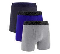 Under Armour Men's Tech Mesh 6-inch Boxerjock 2-Pack, Midnight Navy-Core 3 Pack, X-Small