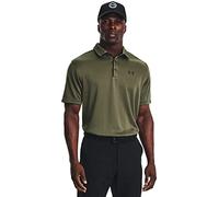 Under Armour Men's Tech Polo, Lightweight, Fast-Drying and Breathable Men's Top, Casual Polo Shirt with 3-Button Placket and Collar,Marine OD Green / / Black,XL
