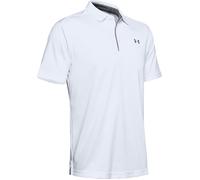 Under Armour Mens Tech Polo Shirt - White/Graphite - White/Graphite - S - 100% Polyester