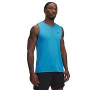 UNDER ARMOUR Men's Training Tech Tank - Blue, Ether Blue / / Black, Size S, Men Ether Blue / / Black