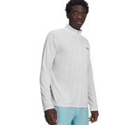 Under Armour mens Tech Textured 1/2 Zip, Distant Gray/Black, 3XL