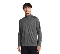 Under Armour Men's Tech Textured Half Zip Long Sleeve, (025) Castlerock / / Black, XL